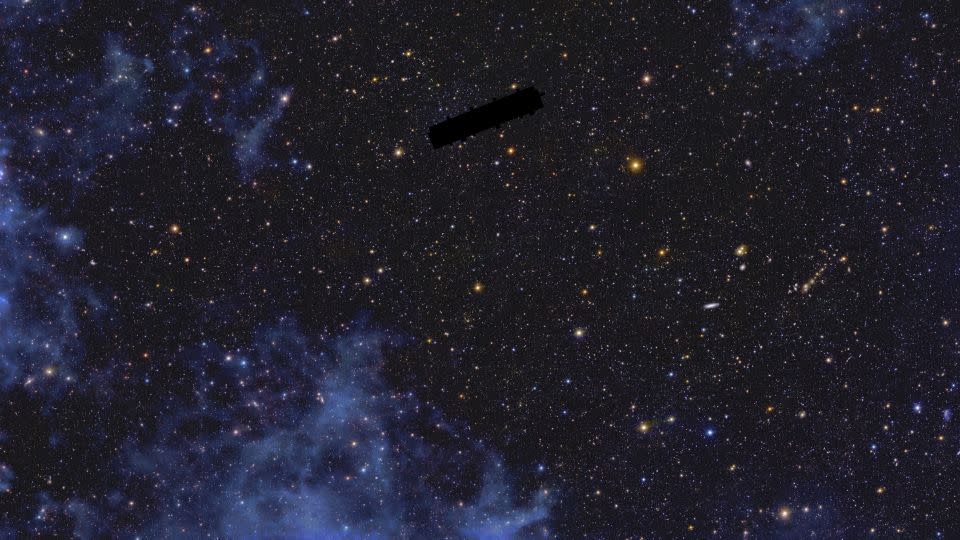 Astronomers dubbed clouds of gas and dust captured within the mosaic as "galactic cirrus" clouds. - ESA