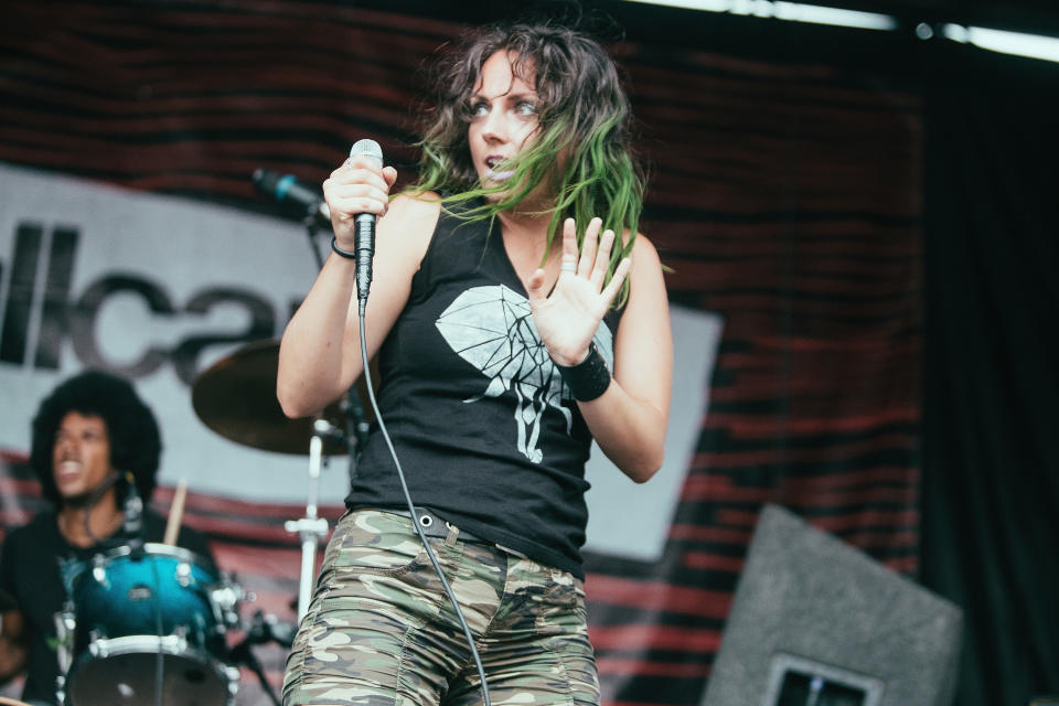 Shawna Potter of War on Women at Warped Tour 2017.  (David A. Smith/Getty Images)