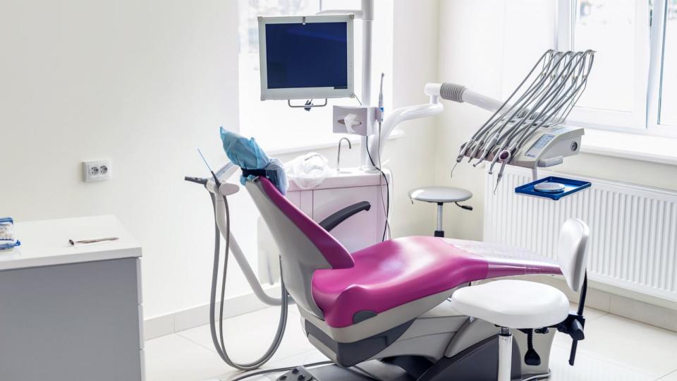 PHOTO: Modern patient chair and equipment in dentistry office. (STOCK PHOTO/Getty Images)