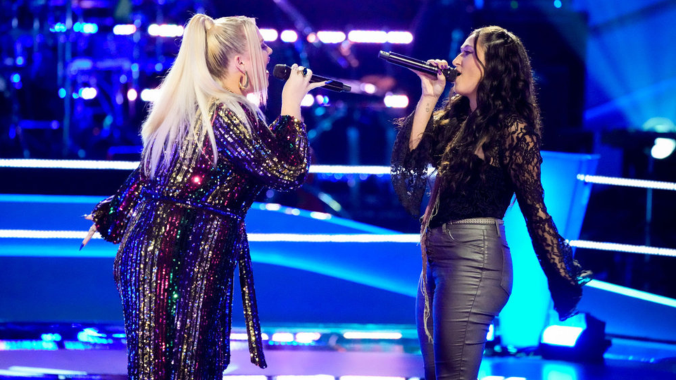 Gabrielle Zabosky and Frankie Torres on 'The Voice' (Casey Durkin/NBC)