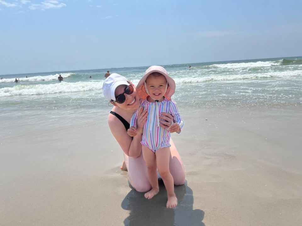 PHOTO: Rachel Katz, a coordinating producer for 'ABC News Live,' poses with her daughter, Reese. (Courtesy Rachel Katz)