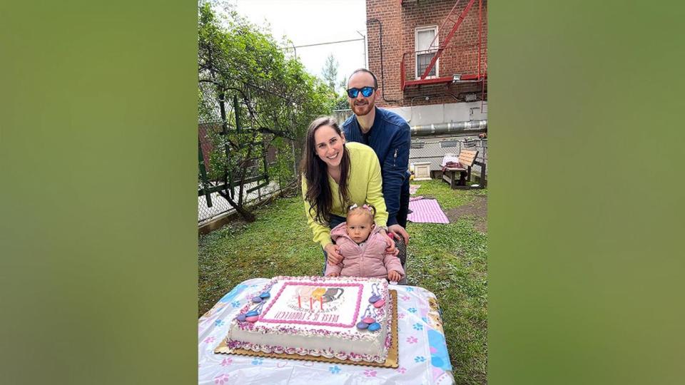 PHOTO: Rachel Katz is pictured with her husband and their 2-year-old daughter Reese. (Courtesy Rachel Katz)