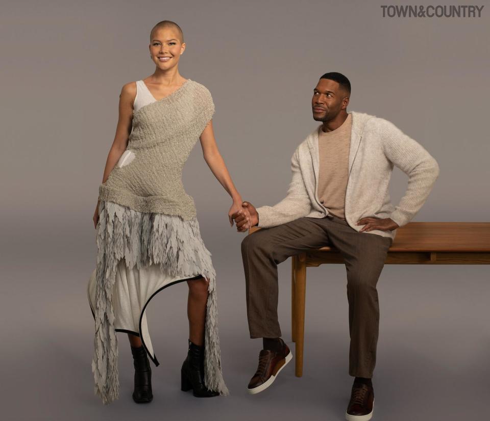 PHOTO: Michael Strahan and his daughter Isabella Strahan teamed up for a joint interview featured on the cover of Town & Country magazine. (Gillian Laub)