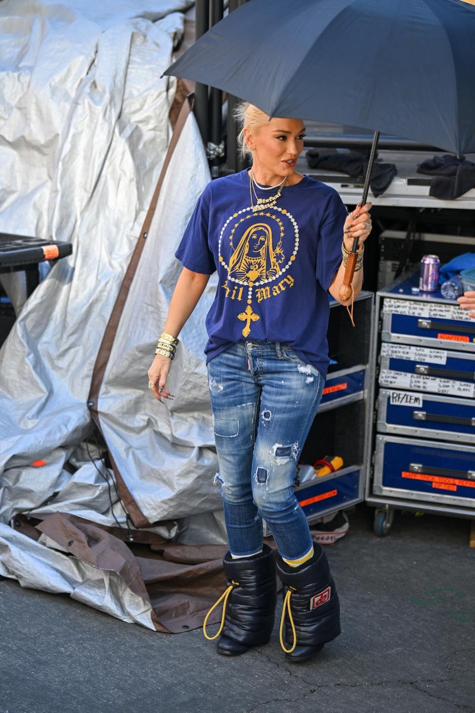 Gwen Stefani is seen on September 30, 2024 in Los Angeles, California.