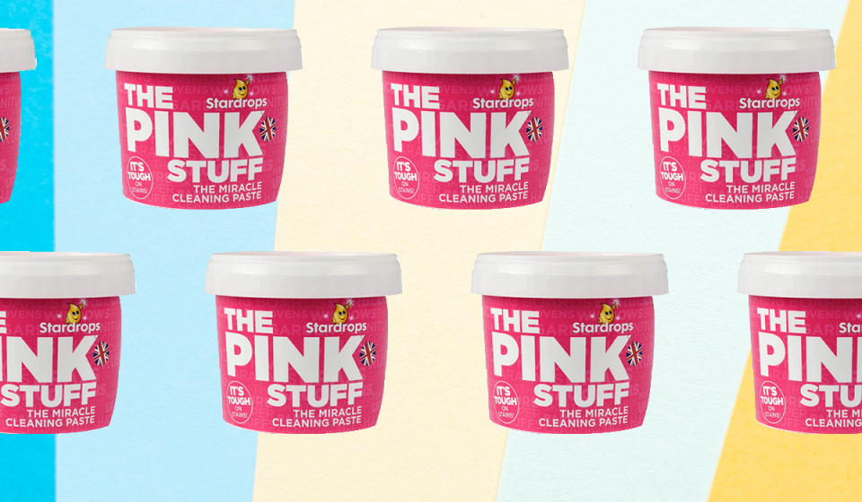 Multiple tubs of The Pink Stuff