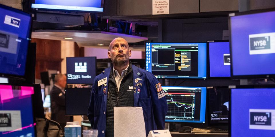 NYSE trader