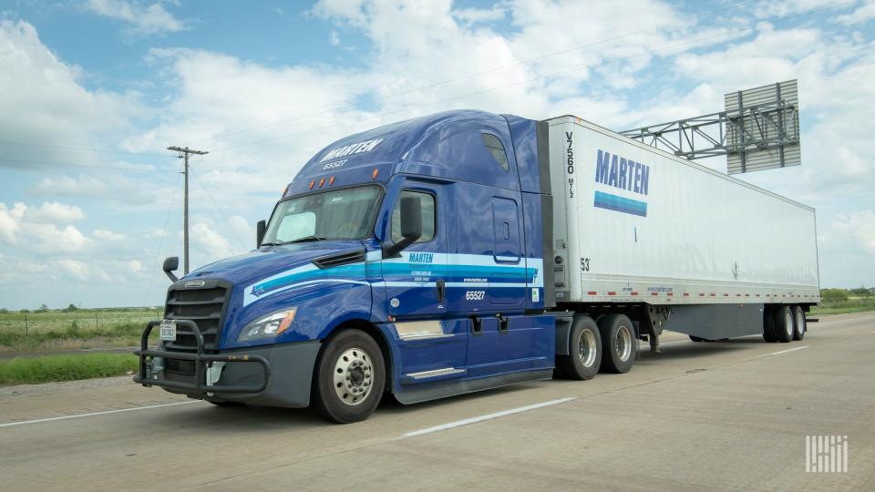 Marten's third quarter earnings reflected a tough truckload market. (Photo: Jim Allen/FreightWaves)