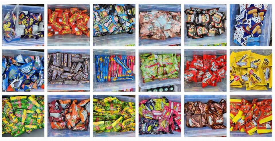 PHOTO: Police in Canada have arrested six people and taken down an organized crime group believed to have produced tens of thousands of counterfeit cannabis-laced candy bars and edibles resembling popular named brand products. (Royal Canadian Mounted Police)