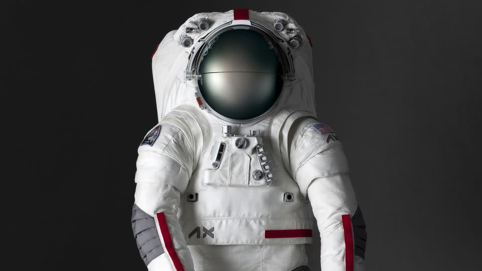 The spacesuit will be used for NASA’s Artemis III mission, planned for 2026. - Prada & Axiom Space