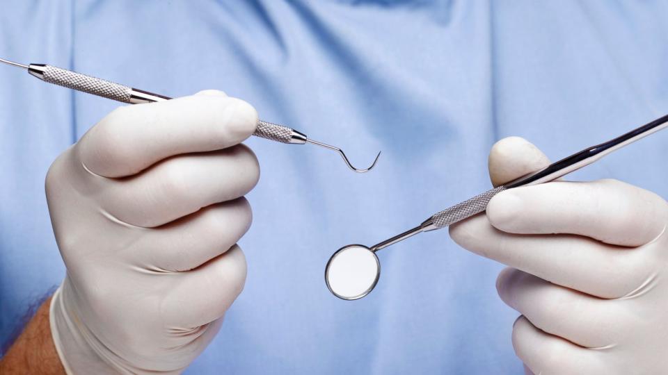 PHOTO: A dentist holds tools in this undated file photo. (STOCK IMAGE/Getty Images)
