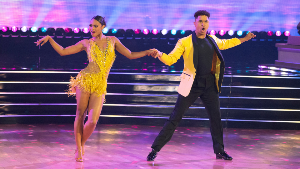 Chandler Kinney and Brandon Armstrong on 'DWTS' (Eric McCandless/Disney)