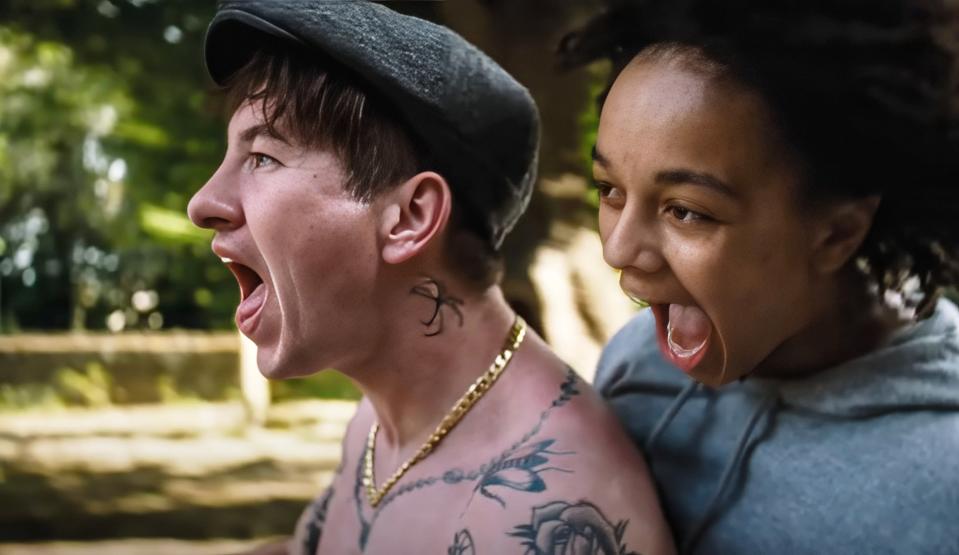 Barry Keoghan and Nykiya Adams.