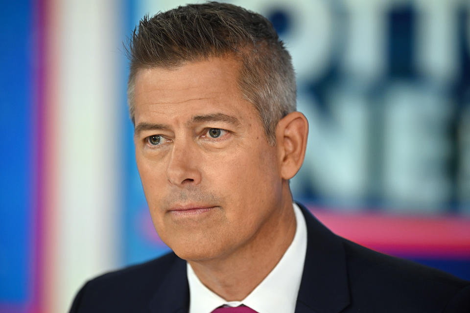 Sean Duffy hosts The Bottom Line with Dagen and Duffy on Fox Business in October. 