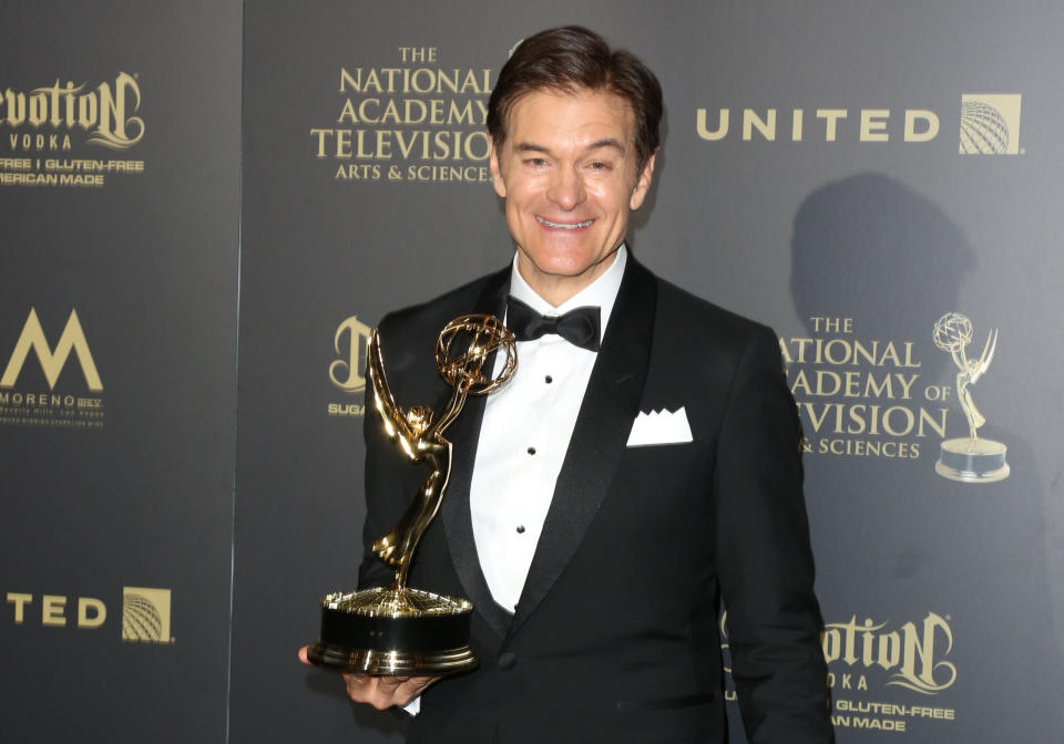 Dr. Oz at the 44th annual Daytime Emmy Awards in Pasadena, Calif., in 2017.