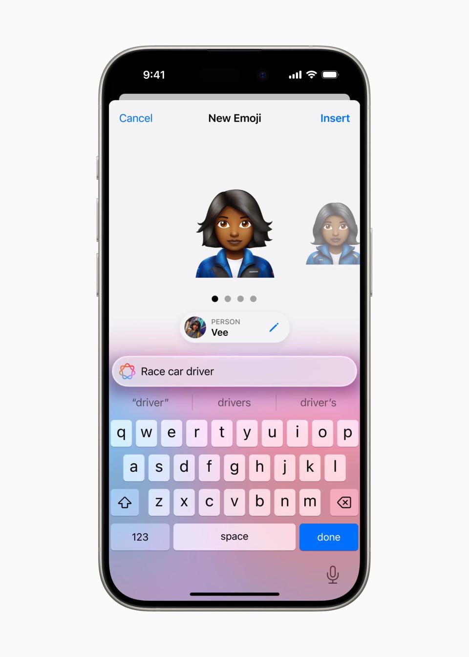 Apple's Genmoji feature