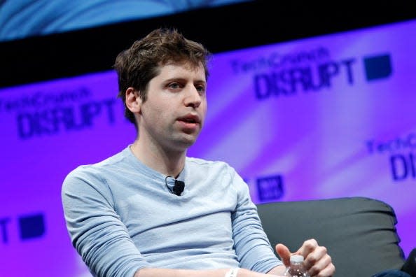 Sam Altman at Tech Crunch Disrupt