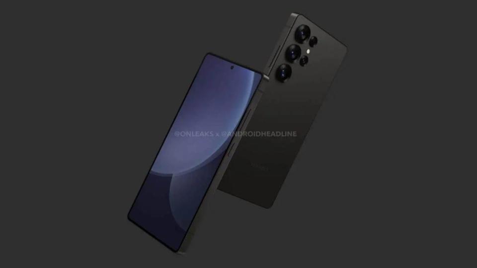 Galaxy S25 Ultra renders leak