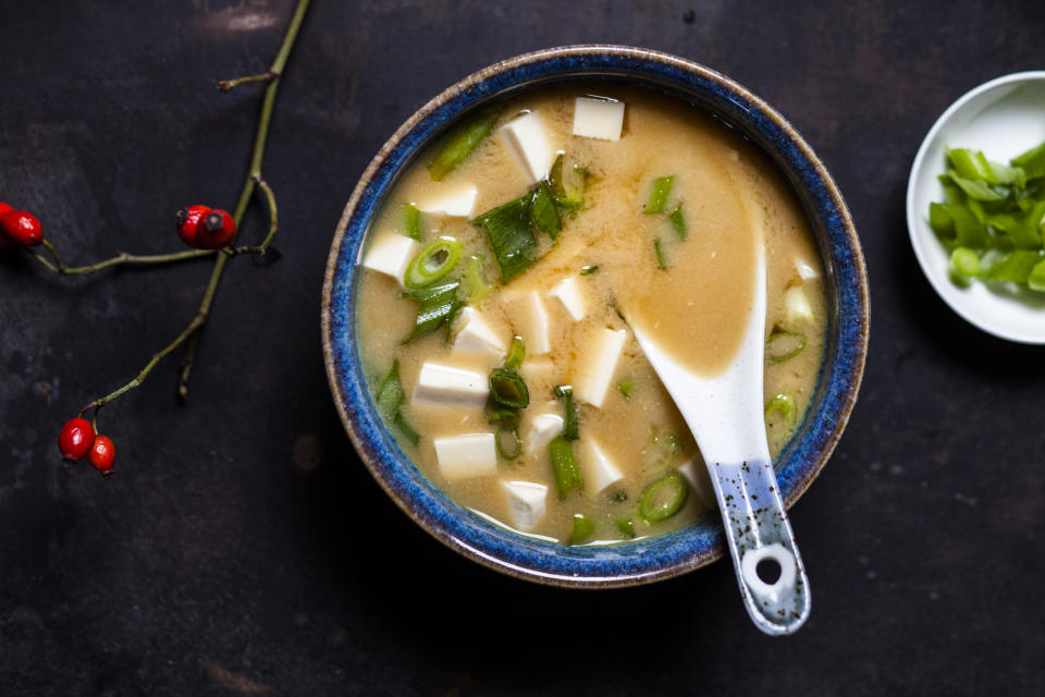 Miso soup is full of ingredients that support immune health.