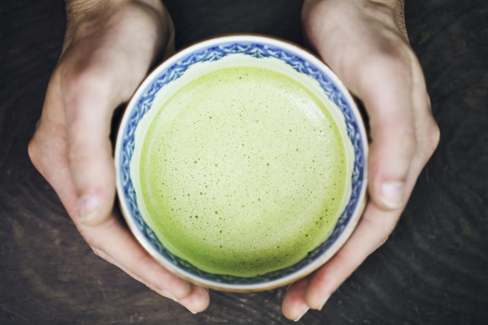 Green tea contains powerful antioxidants.