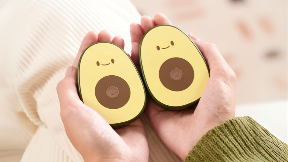 This quirky, compact avocado toast-y duo keeps your hands warm wherever you go. It heats up fast, lasts for hours and doubles as a power bank. (Amazon)