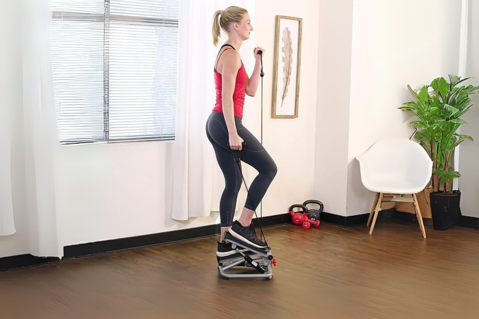 This stepper machine will keep you on your toes. (Amazon)