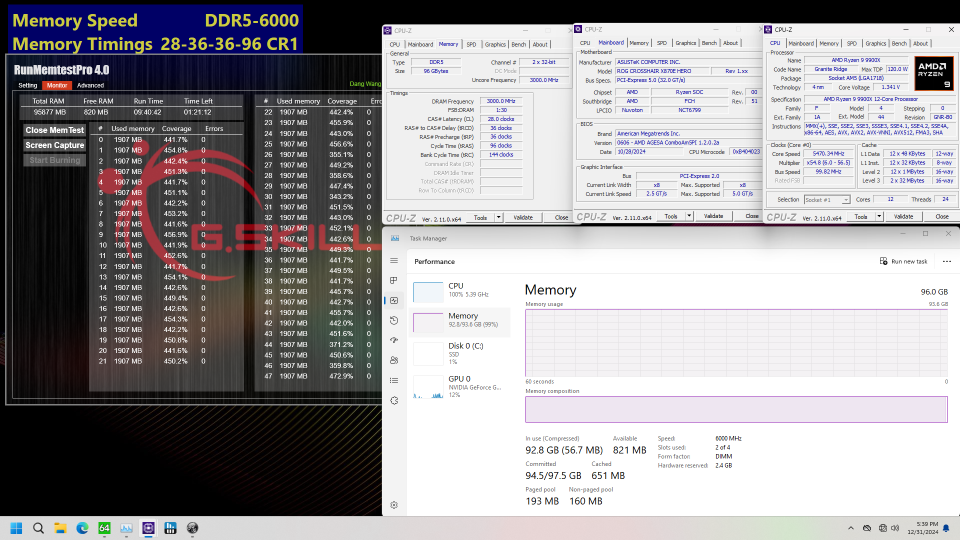 G.Skill MemtestPro 4.0 for CL26 and CL28 DDR5 6000 memory kits