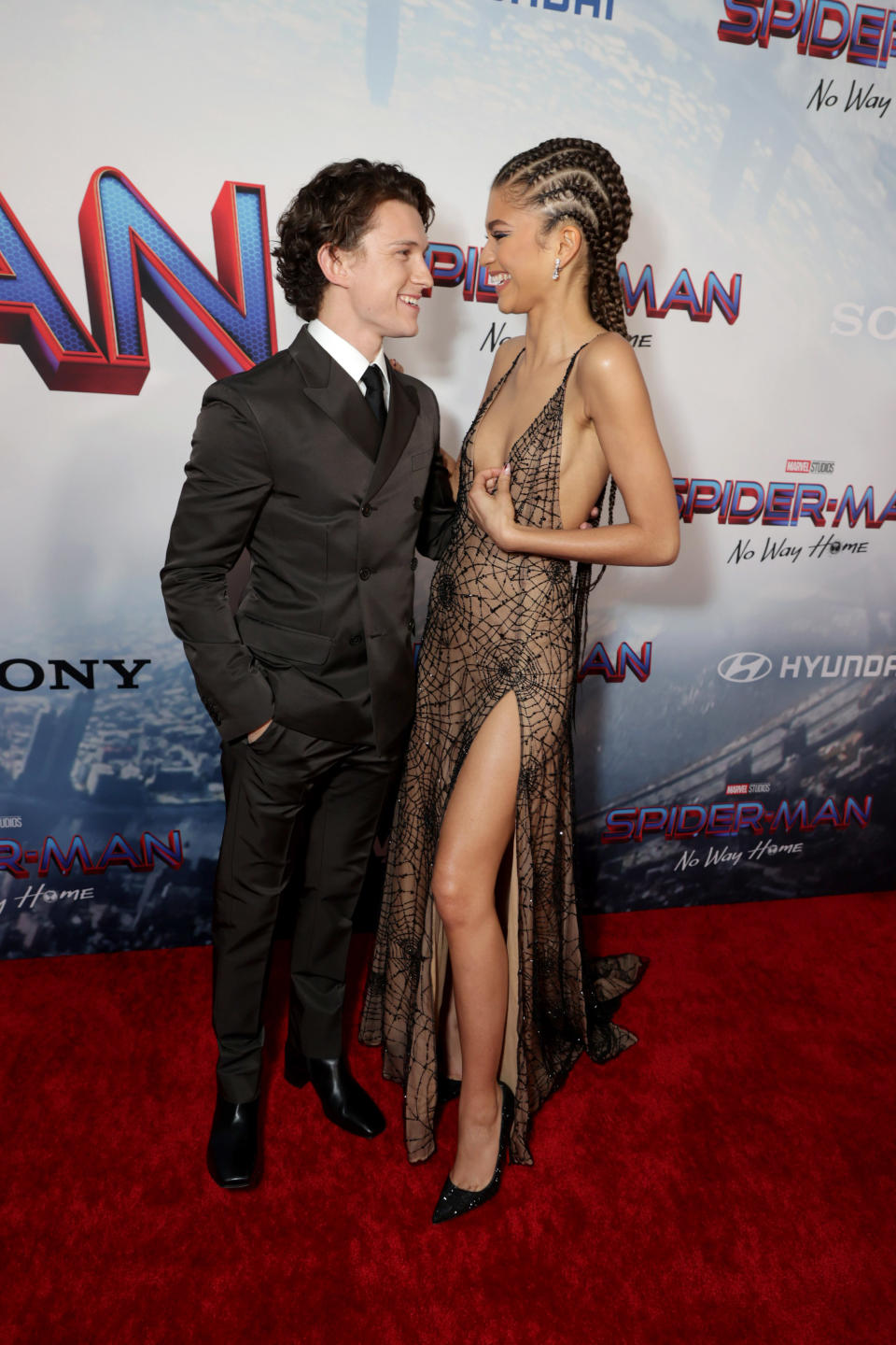 Zendaya and Tom Holland 