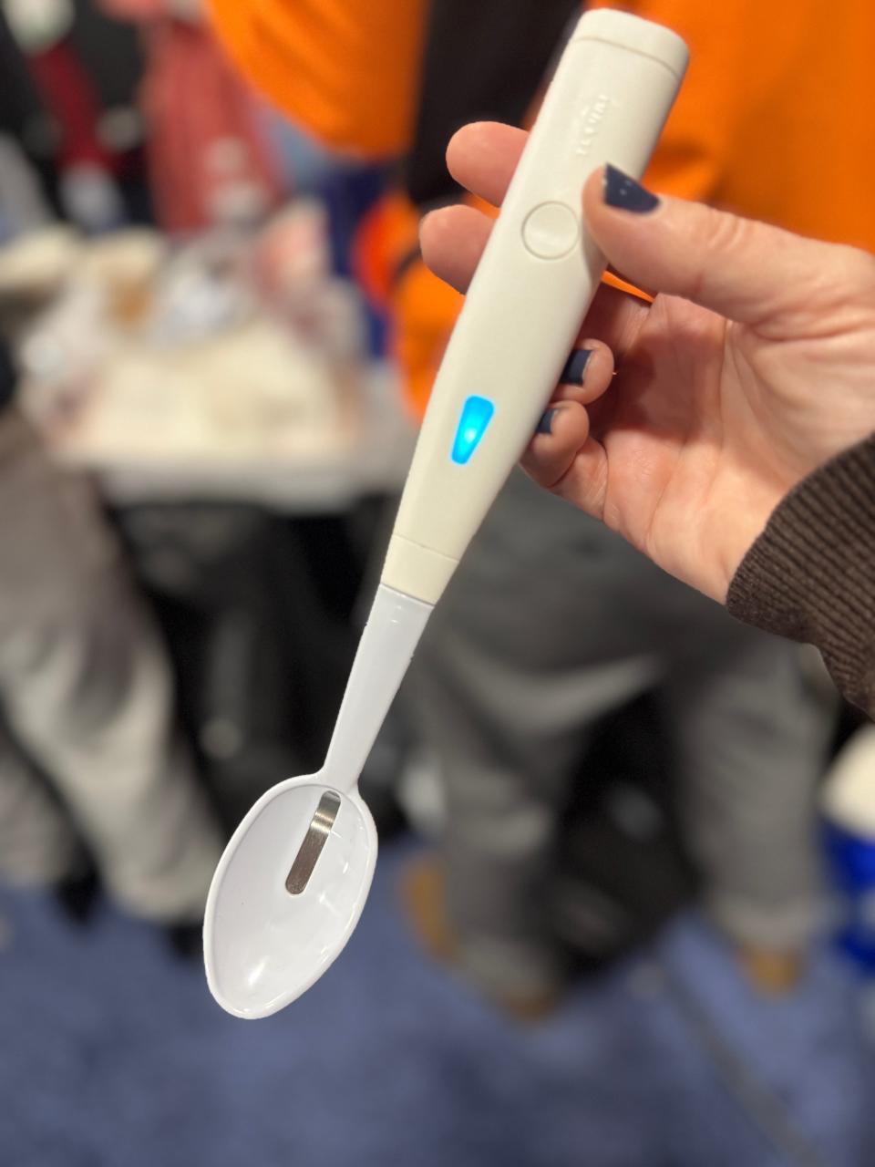 At CES 2025, Kirin’s Electric Salt Spoon asks, "What if you wanted more salt on your food but were open to a mild electric shock instead?”