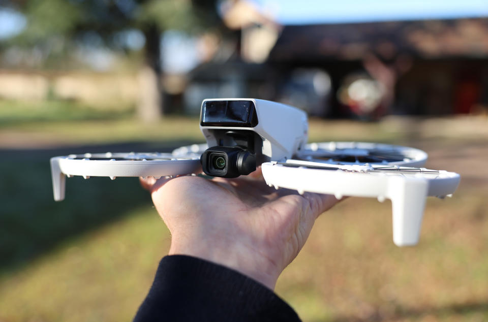 DJI's lightweight, people-safe Flip drone folds in a weird new way