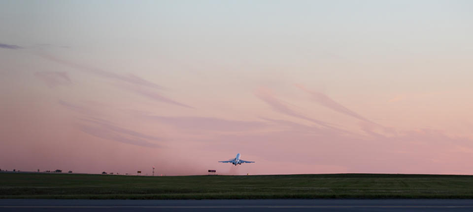 Ottawa, Ontario, Canada - July 24, 2013: CargoJet Airways Boeing 727 C-FCJF on the runway at Ottawa International Airport