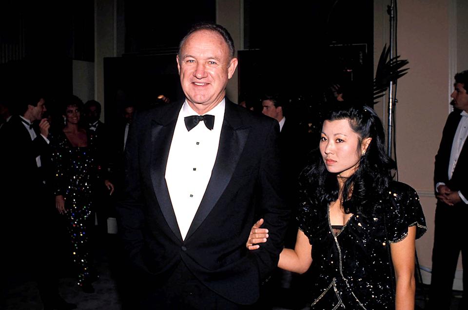 Gene Hackman and Betsy Arakawa.