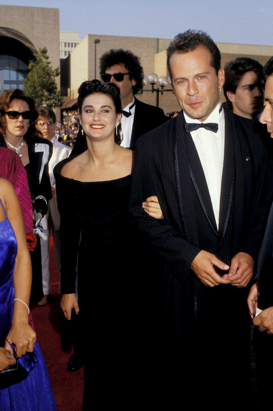 Demi Moore and Bruce Willis.