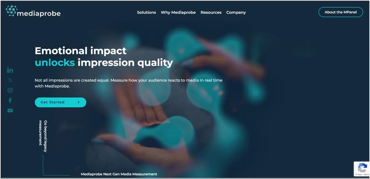 Dispositivo sensor biométrico Mediaprobe para visualización de investigaciones televisivas