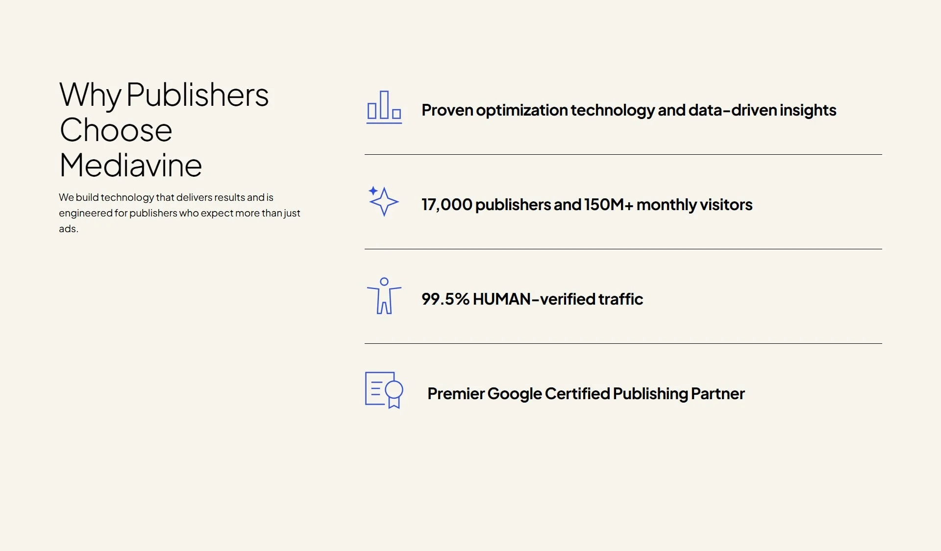 Por qué los editores eligen Mediavine para pagos mensuales confiables