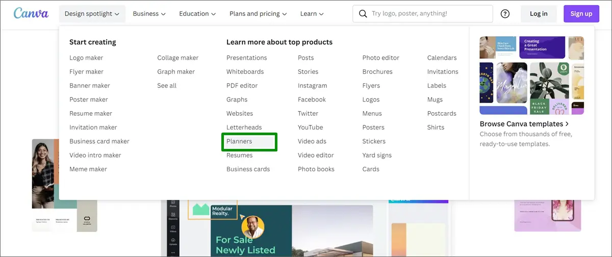 Una variedad de imprimibles digitales para ganar dinero usando Canva en Etsy