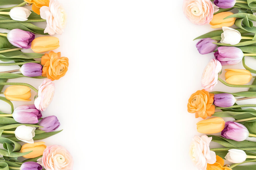 春の大掃除のための 365 件のブログ投稿アイデアを備えたカラフルな 3 月プランナー