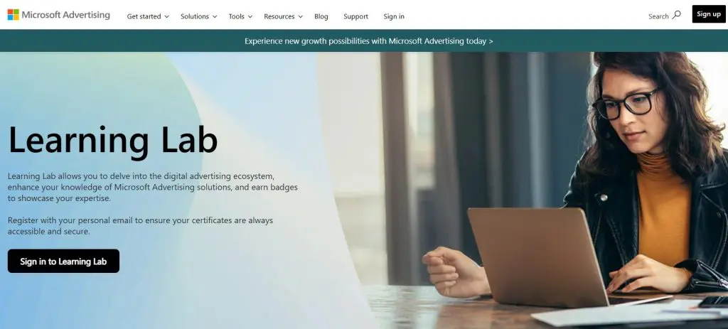 Laboratorio de aprendizaje de Microsoft para un administrador de anuncios calificado que se especializa en Bing Search