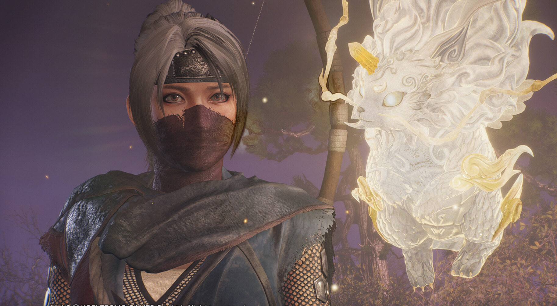 《仁王 3》评测中戴着面具的忍者准备进行合作游戏和社交召唤