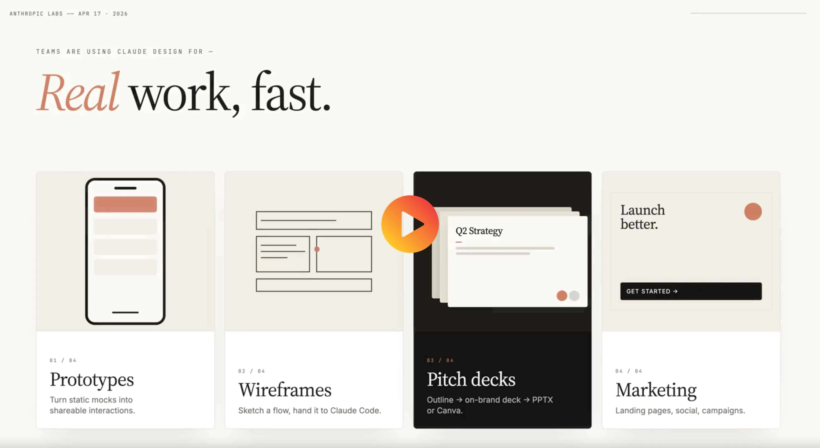 根据提示生成基于精灵的动画的 Claude Design 界面的屏幕截图
