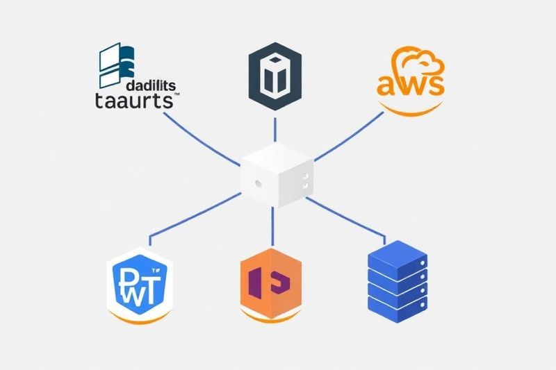 软件连接器的 3D 可视化弥合了 AWS、Databricks 和 Postgres 数据库之间的差距