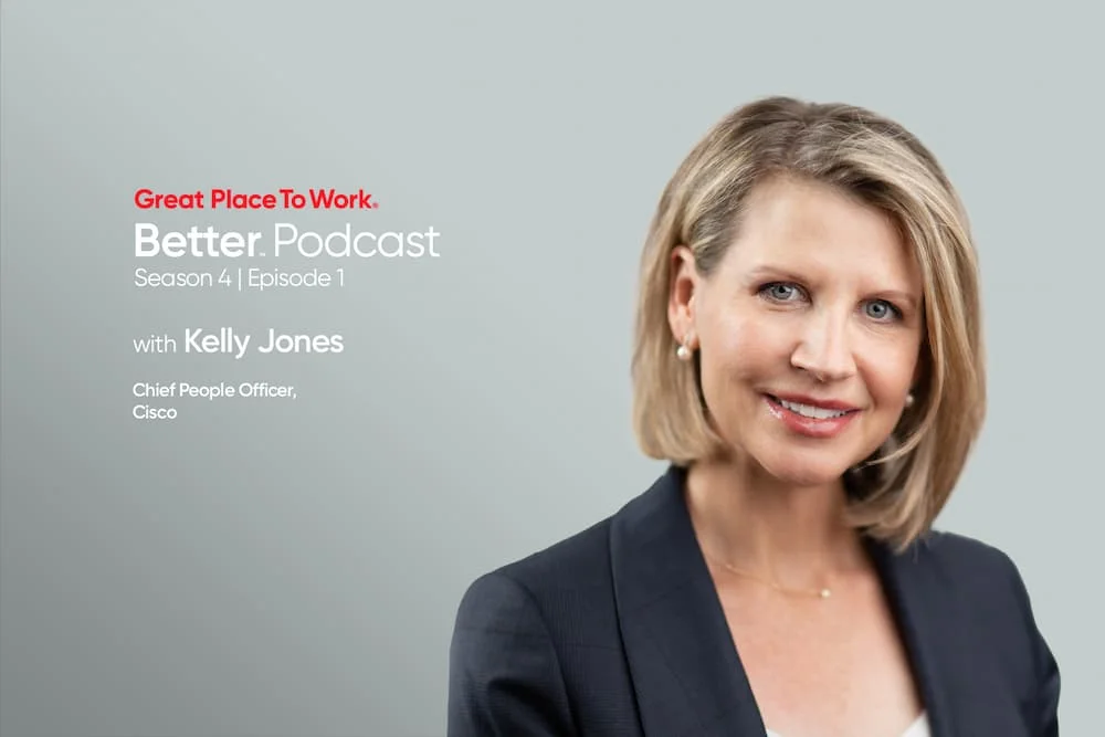 Kelly Jones of Cisco discussing high-trust leadership strategies on the Better podcast 2026