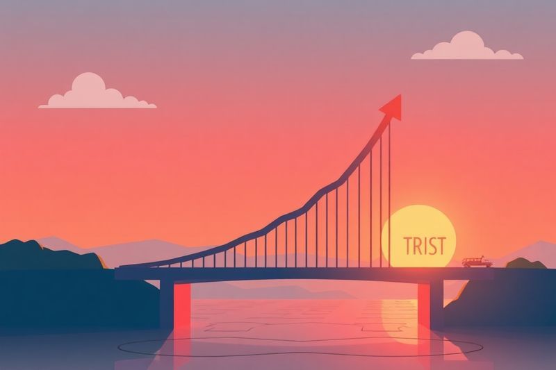 Gráfico de crecimiento de ingresos impulsado por la confianza del equipo y marcos remotos innovadores