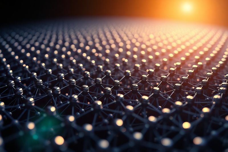 Átomos de datos digitales organizados en una cuadrícula perfecta que representa la estructuración automatizada