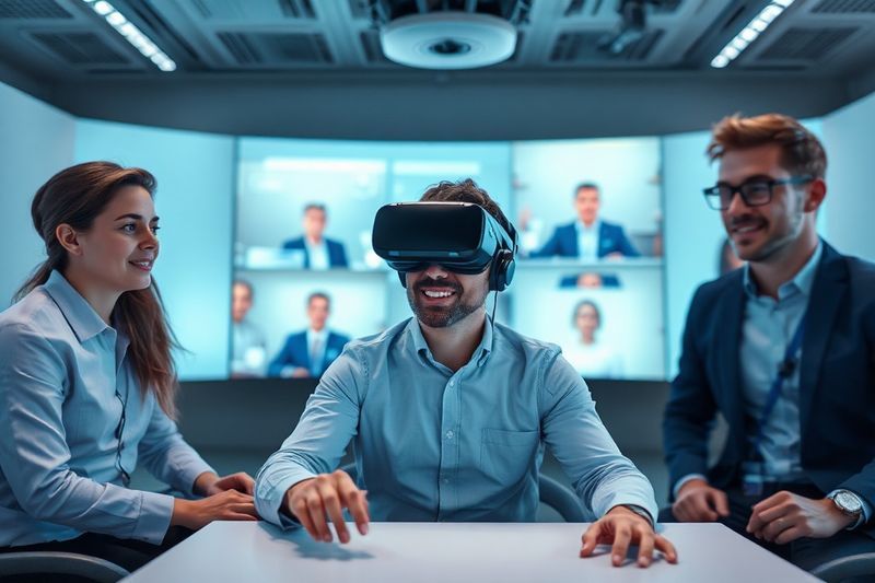 グローバルな同僚と没入型の企業研修プロセスに取り組む新入社員