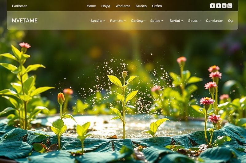 Visualización metafórica del jardín que representa el resurgimiento de un blog zombie en 2026