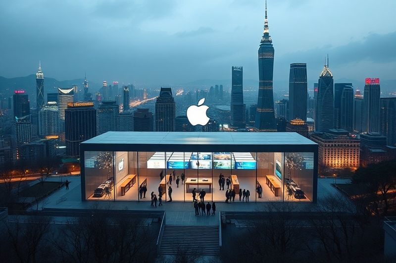 Концептуальное изображение удаления приложений в Китае