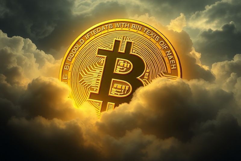 El símbolo de Bitcoin se mantiene firme a través de las nubes de tormenta geopolítica