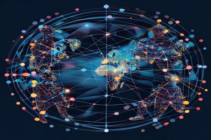 Ghost of Yotei Legends 合作游戏的全球网络连接可视化