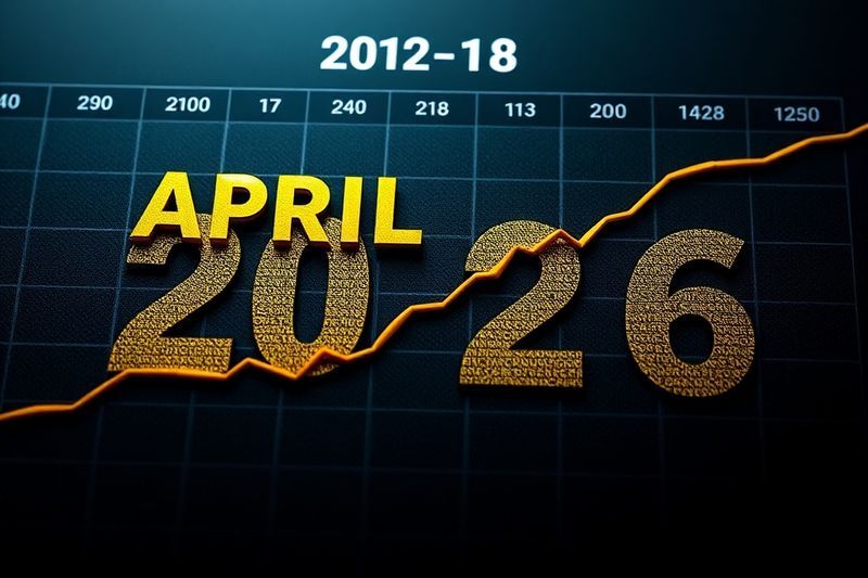 Calendario financiero de abril de 2026 que muestra 14 días de señales alcistas de Bitcoin