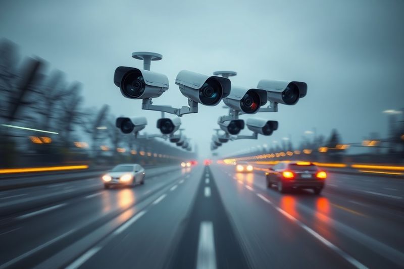 Sistema de matriz de múltiples cámaras con sensores ópticos de alta velocidad para seguimiento.